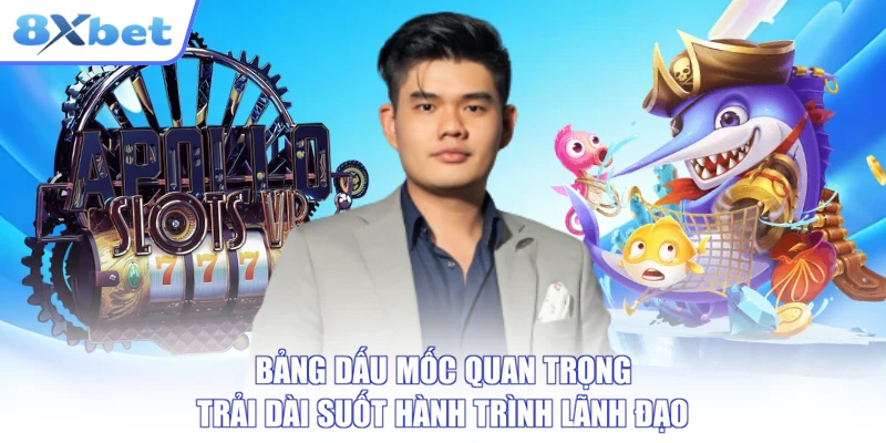 Bảng dấu mốc quan trọng trải dài suốt hành trình lãnh đạo