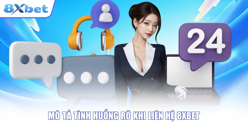 Mô tả tình huống rõ khi liên hệ 8XBET
